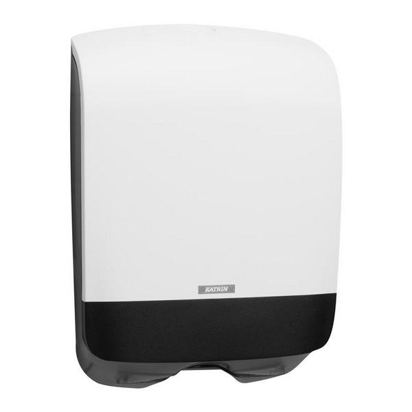 Katrin Inc Hand Towel Mini Dispenser (Narrow) - White